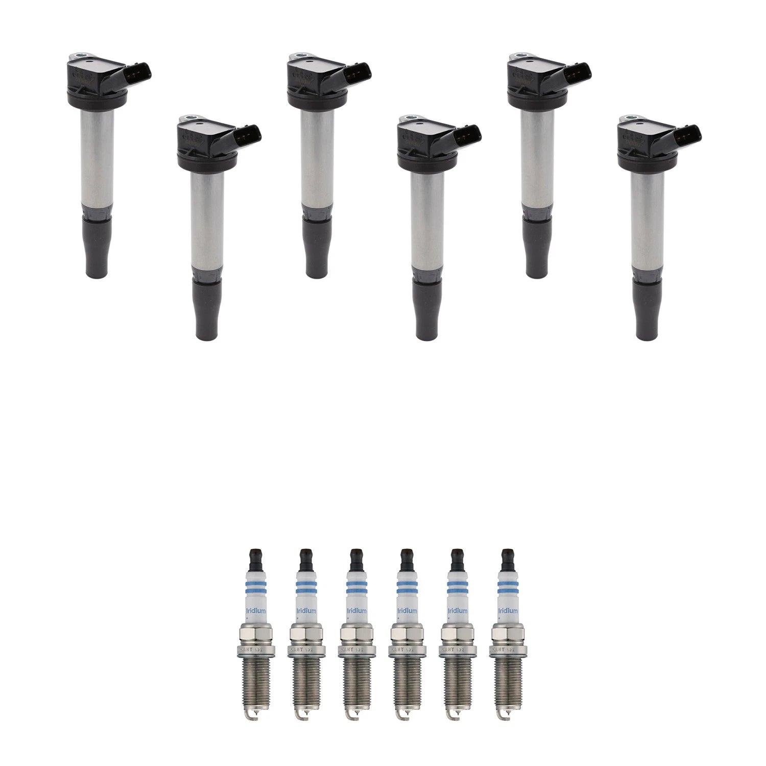 Set of 6 Ignition Coils & Spark Plugs for Lexus IS300 RC350 (2001–2006)