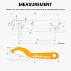 Coilover Adjustment Tool for Aftermarket Suspension (Universal)