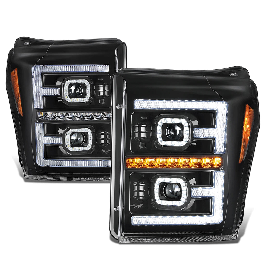Sequential Chasing LED Projector Headlight for Ford F-250 SD (2011–2016)