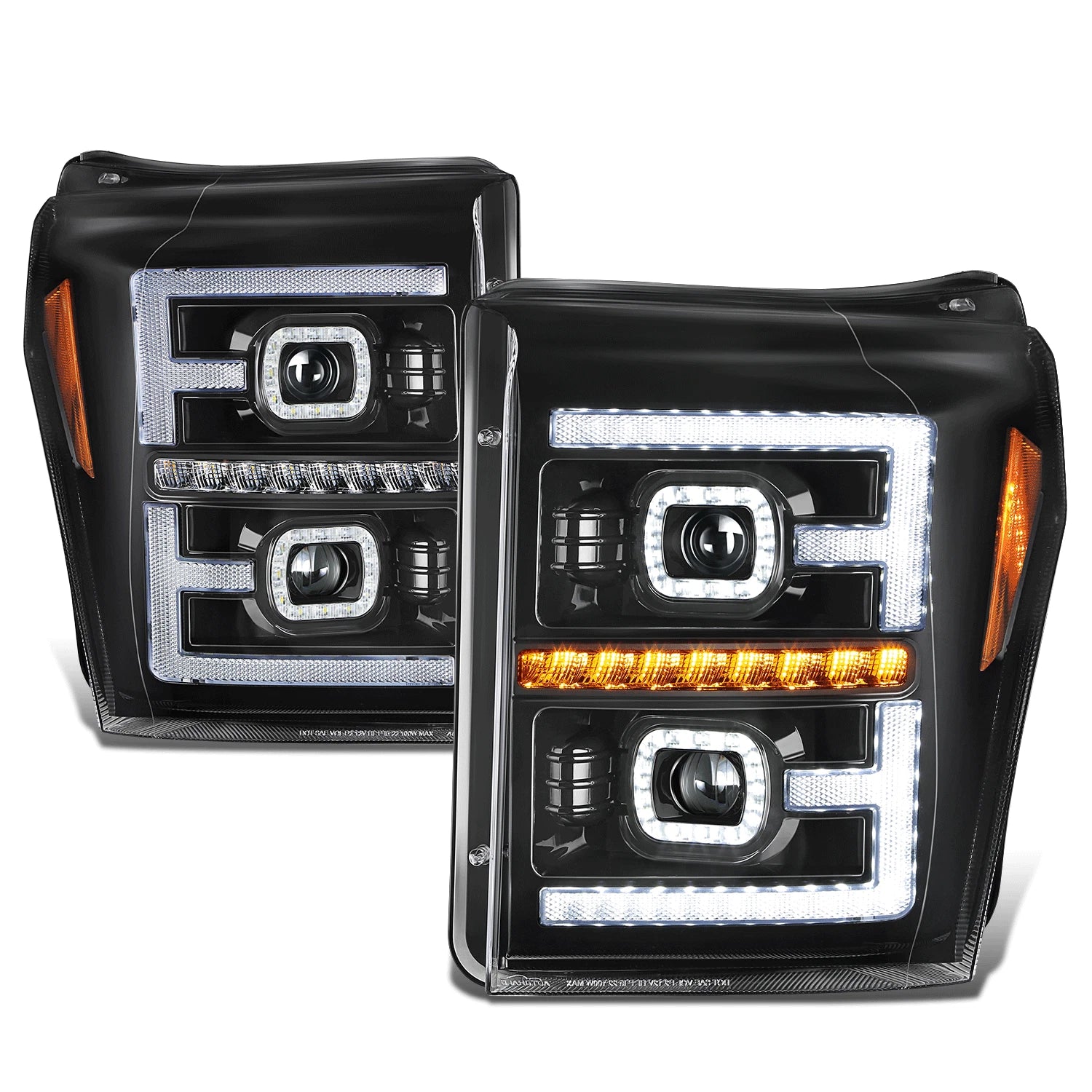Sequential Chasing LED Projector Headlight for Ford F-250 SD (2011–2016)