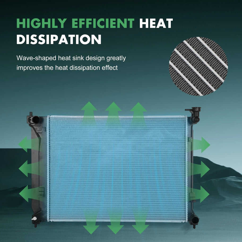 Aluminum Radiator for Hyundai Sonata (2015–2019)