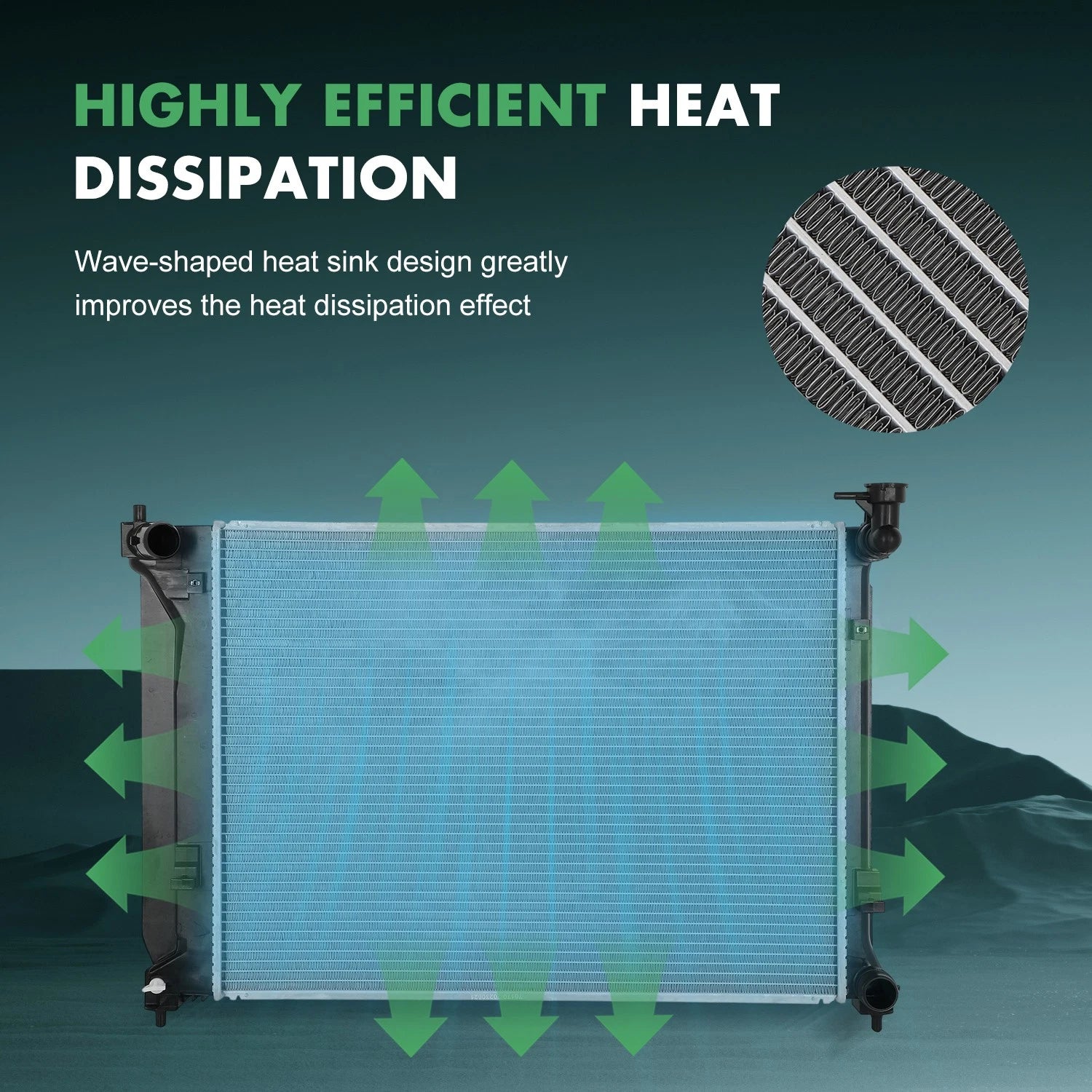 Aluminum Radiator for Hyundai Sonata (2015–2019)
