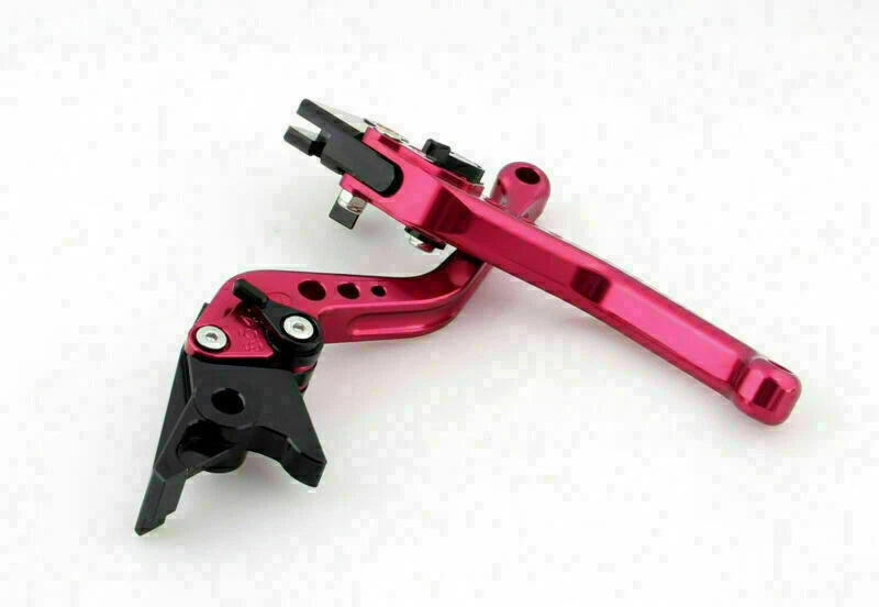 Brake Clutch Levers for Honda VFR750 VFR800 VTR1000F CBF1000 (Red T9)