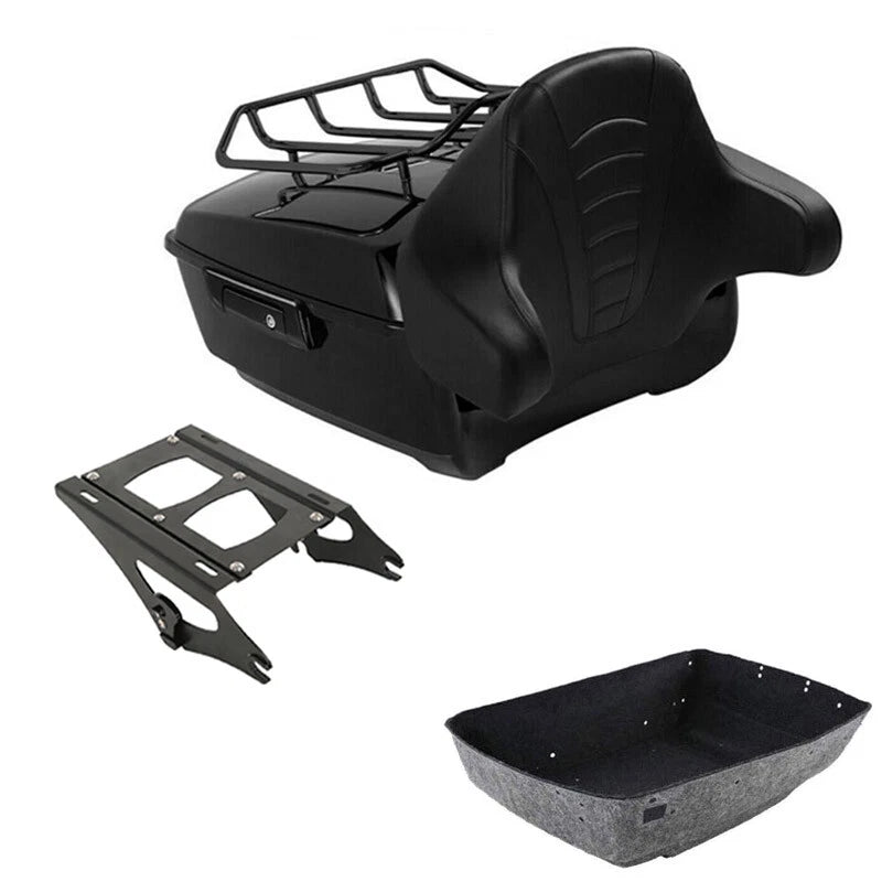 Trunk Backrest Mount Rack for Harley Touring Street Glide (2014–2026)