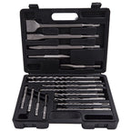 17pcs Hammer Drill Bit Set for SDS Plus Rotary Tools (Concrete)
