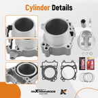 Top End Kit with Cylinder Piston Gasket for Polaris Sportsman 450 (2017–2023)