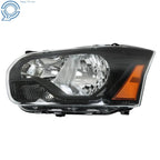 Halogen Black Headlight Assembly for Ford Transit (2015–2021) Left