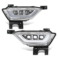 2X Chrome Clear LED Projector Fog Lights for F-150 (2021–2023)