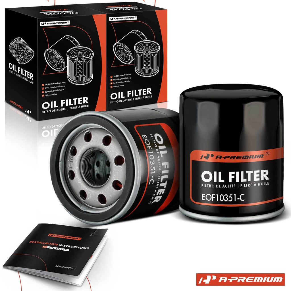 2X Engine Oil Filter for Chevy Silverado 1500 (2019–2024) GMC Sierra 1500