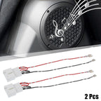2 Pcs Speaker Connector Wire Harness Adapter for Mazda Ford 