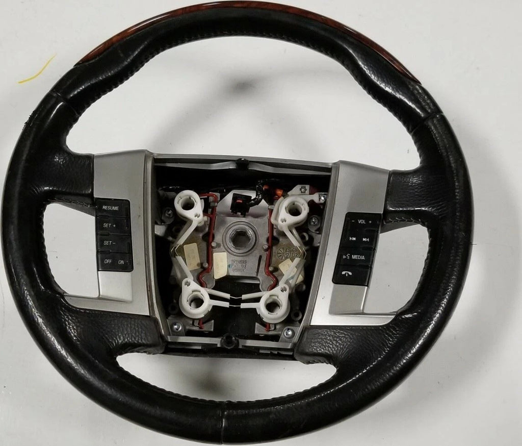 Steering Wheel for Ford Flex (2009–2012) Black with Wood Accent 8A83-3F563-EH