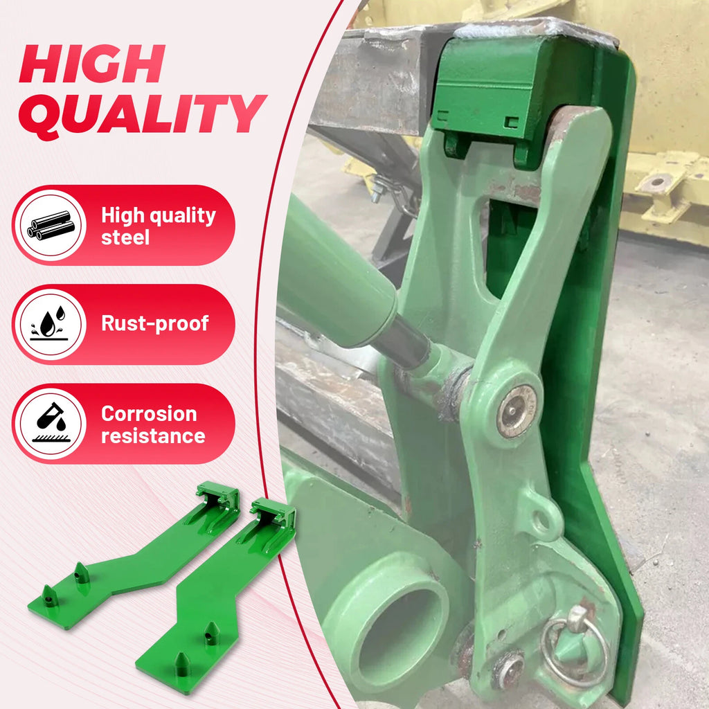 Quick Tach Weld On Mounting Brackets for John Deere Tractor Loader