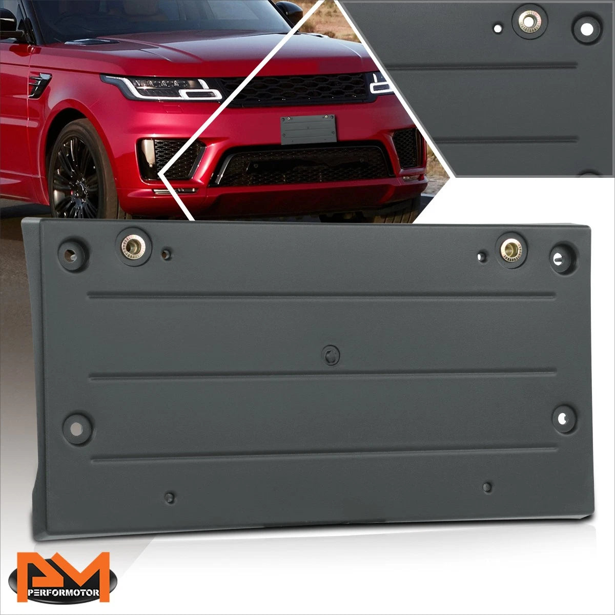 Front License Plate Tag Mounting Bracket for Land Rover Range Rover Sport (2018–2022)