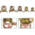 Spring Hose Clamps for Automotive Repair (Zinc-plated, Galvanized Steel)