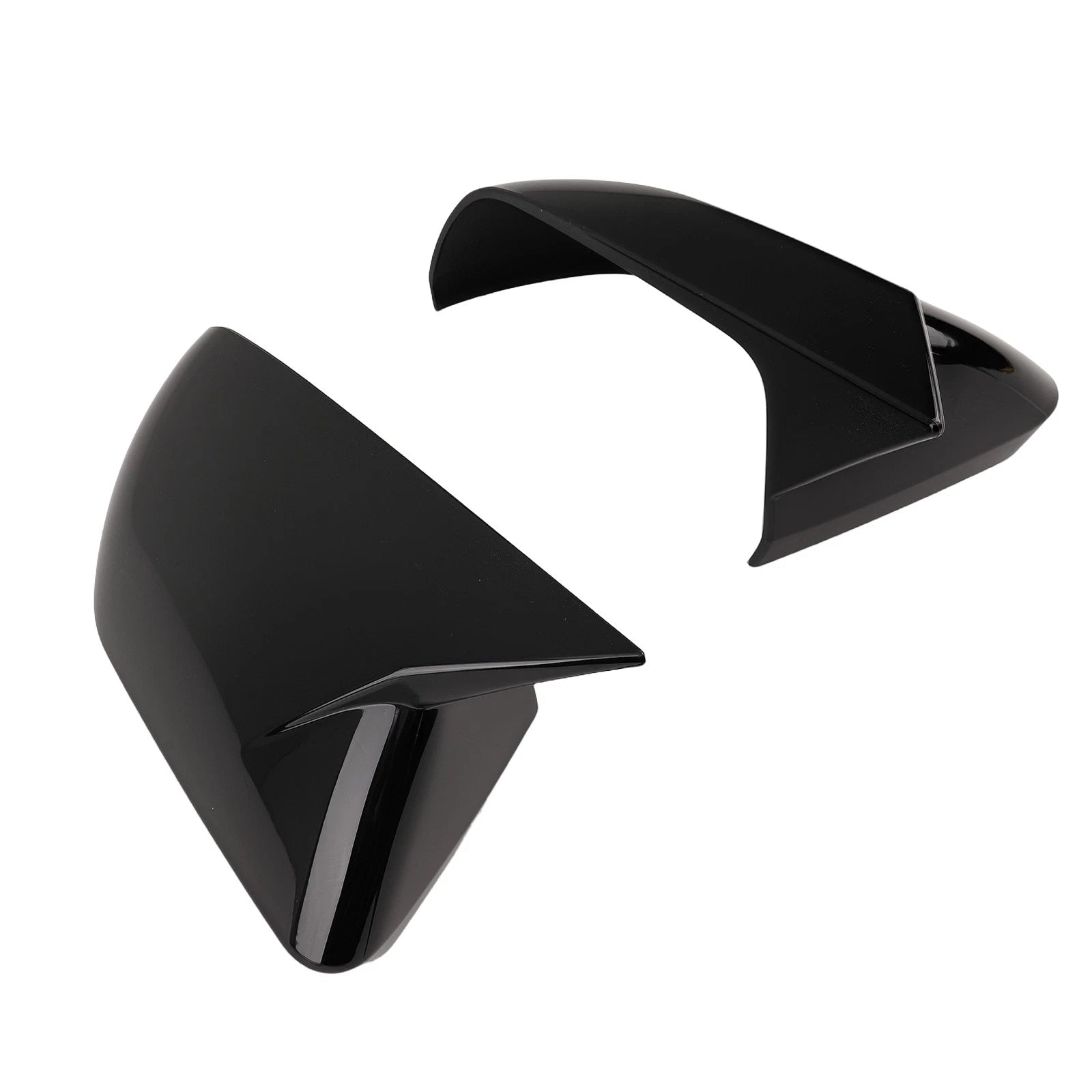 Set of 2 Door Mirror Caps for Ford Mustang (2015–2023) Black ABS