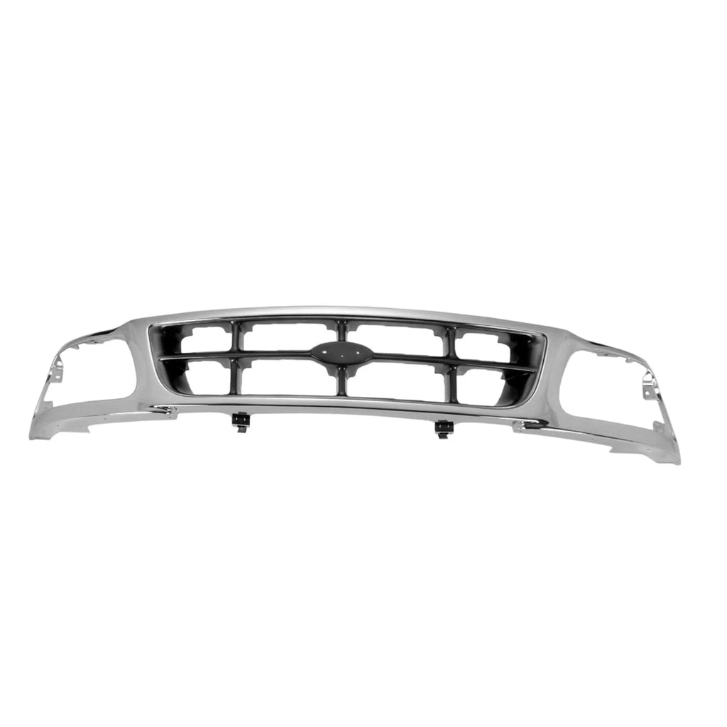 Replacement Plastic Front Grille Ready to Paint for 1997–1998 Ford