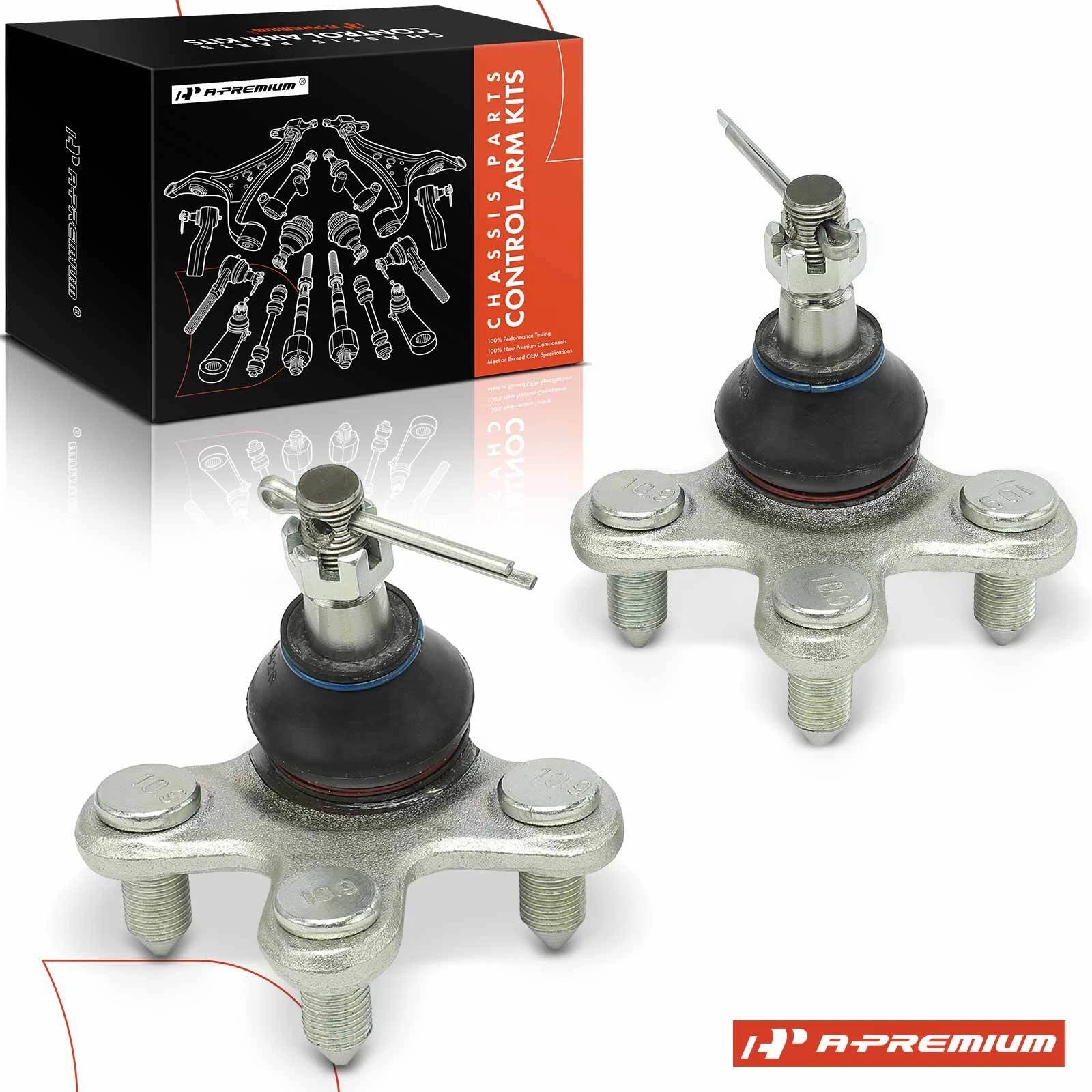 2X Front Lower Ball Joint for Honda Civic EX (2017–2021)