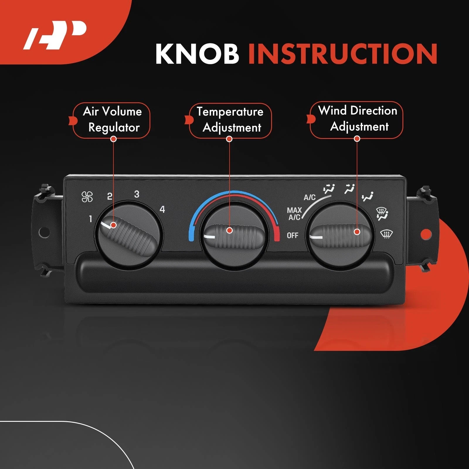Heater Climate Control Module for Chevy Blazer S10 GMC Jimmy (1995-2005)