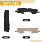 Dashboard Cover for BMW X1 (2011–2015) Black Anti-Slip