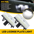 2X LED License Plate Light Rear Tag Lamp Assembly for Toyota Venza (2009–2013)