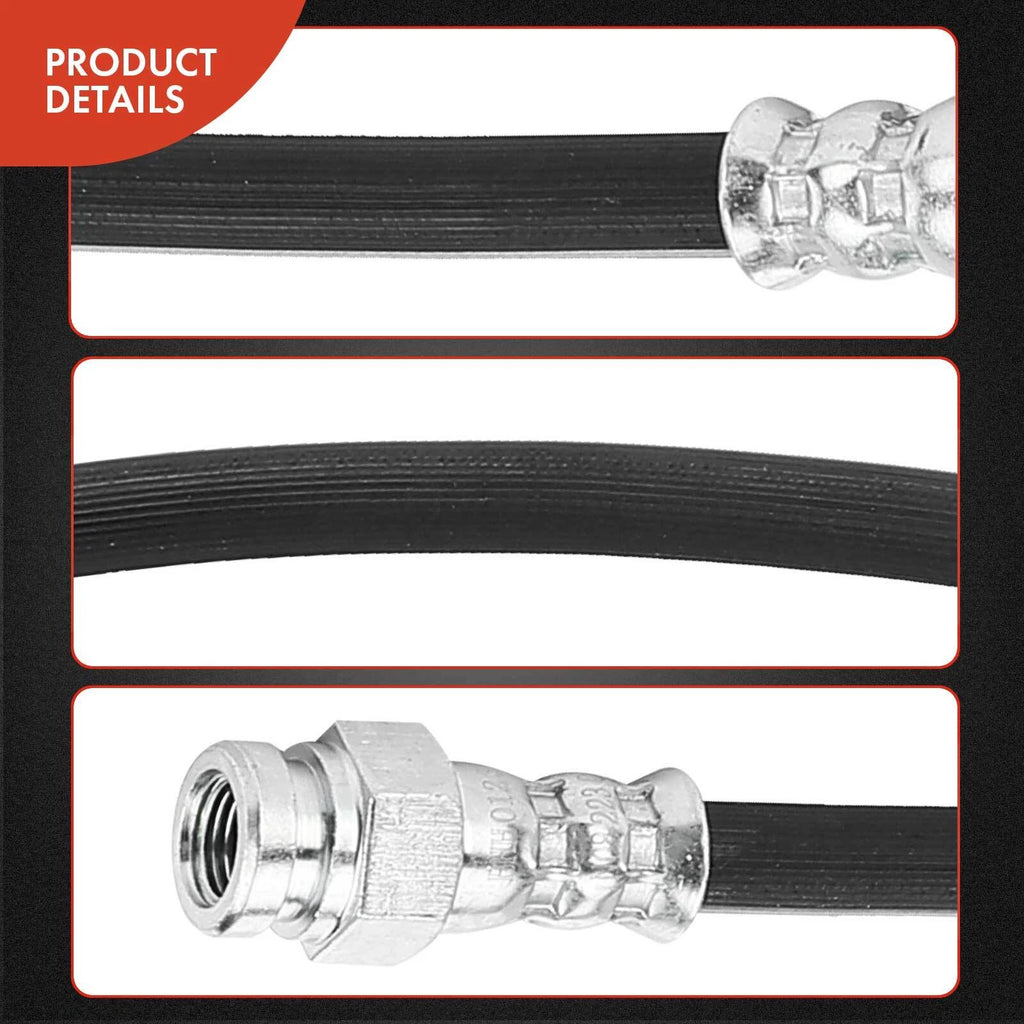 Set of 4 Brake Hydraulic Hoses for Ford Probe Mazda MX-6 (1993–1997)