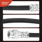 Set of 4 Brake Hydraulic Hoses for Ford Probe Mazda MX-6 (1993–1997)