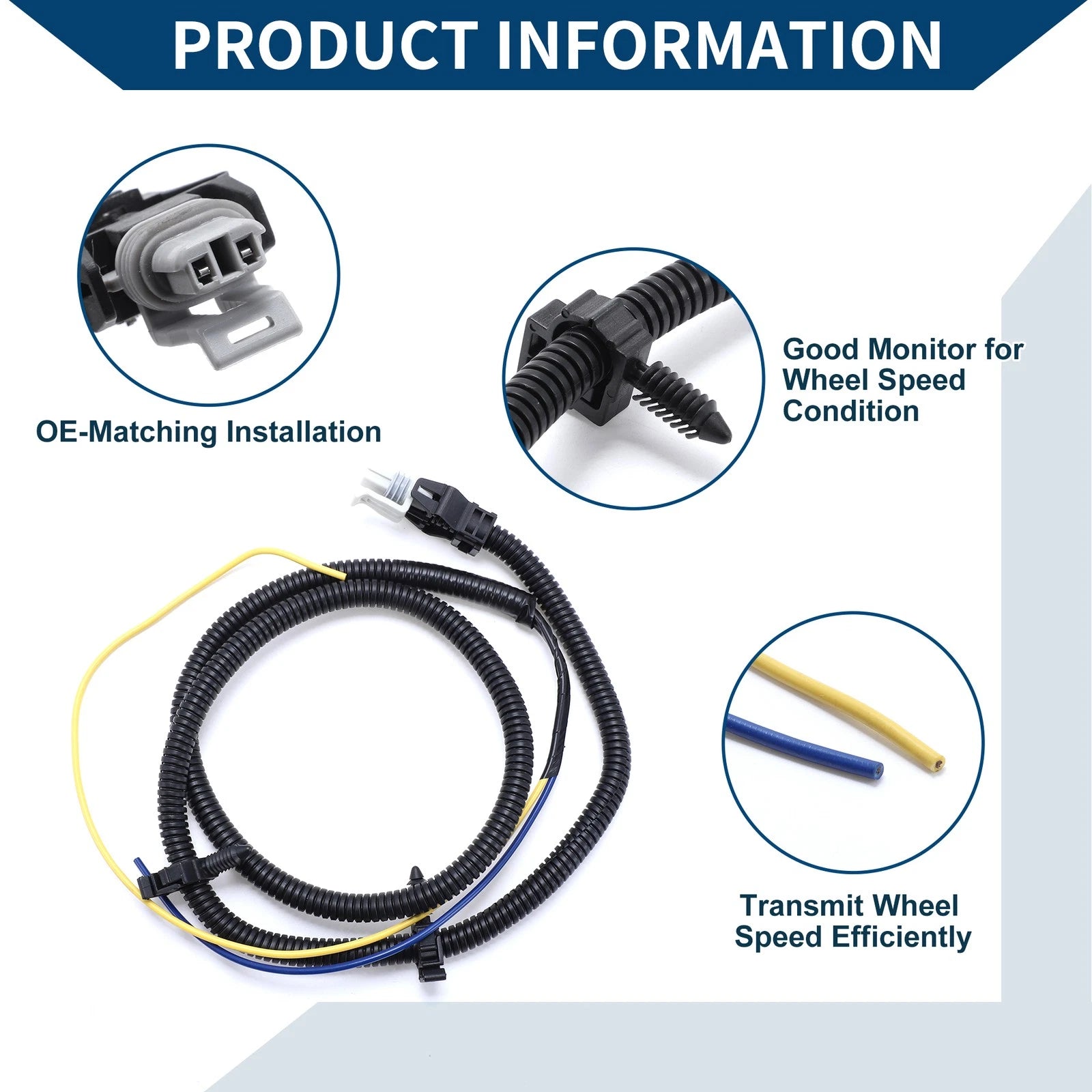 ABS Wheel Speed Sensor for Chevrolet Malibu (No. 12187091/19177104)