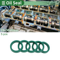 Set of 5 Oil Seal Rotary Shaft Seal 24x30x6mm High Pressure Green