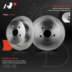 Rear Disc Brake Rotors for Toyota Venza (2009–2016)