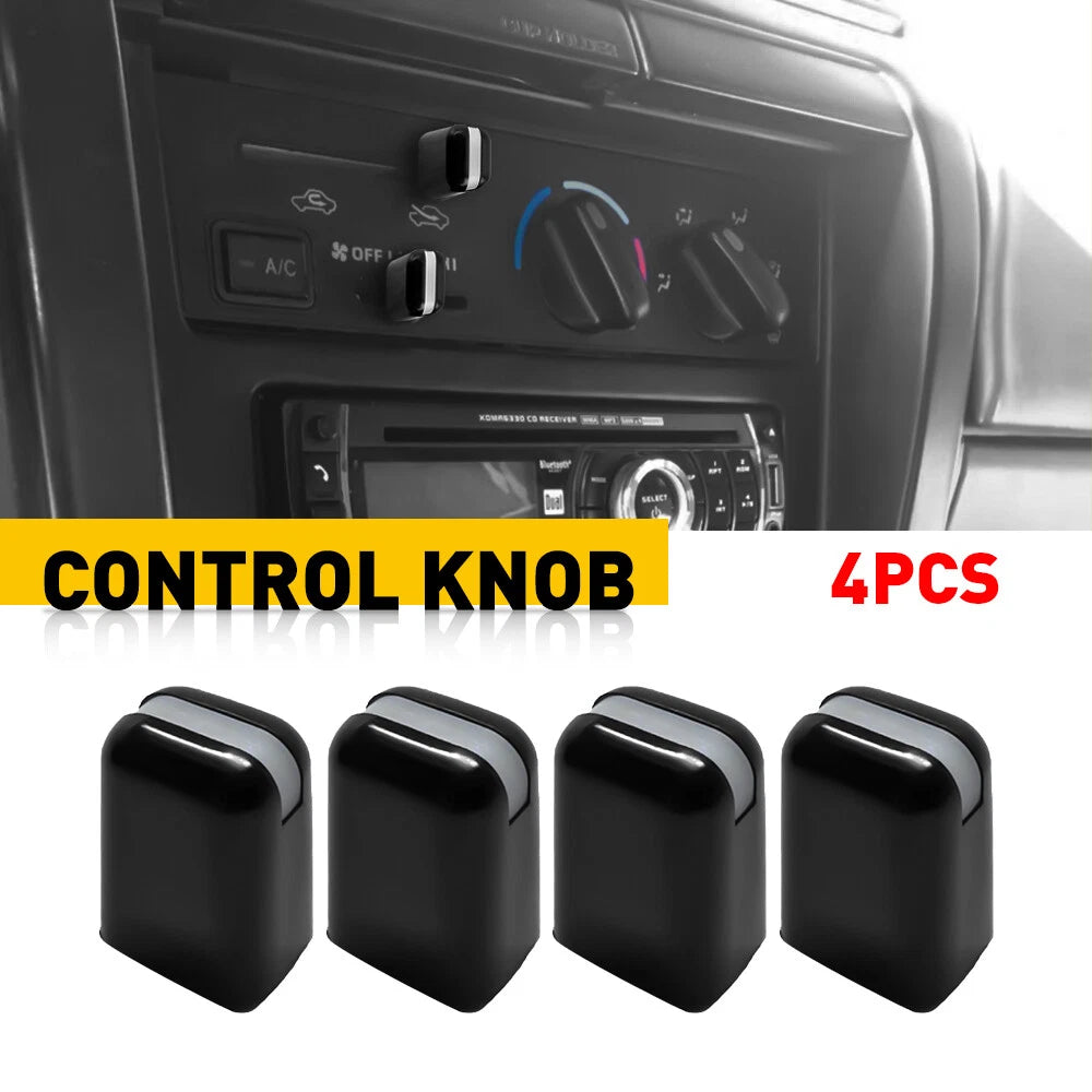 Set of 4 Heat AC Knob Control Switches for Toyota RAV4 (1996–2000)