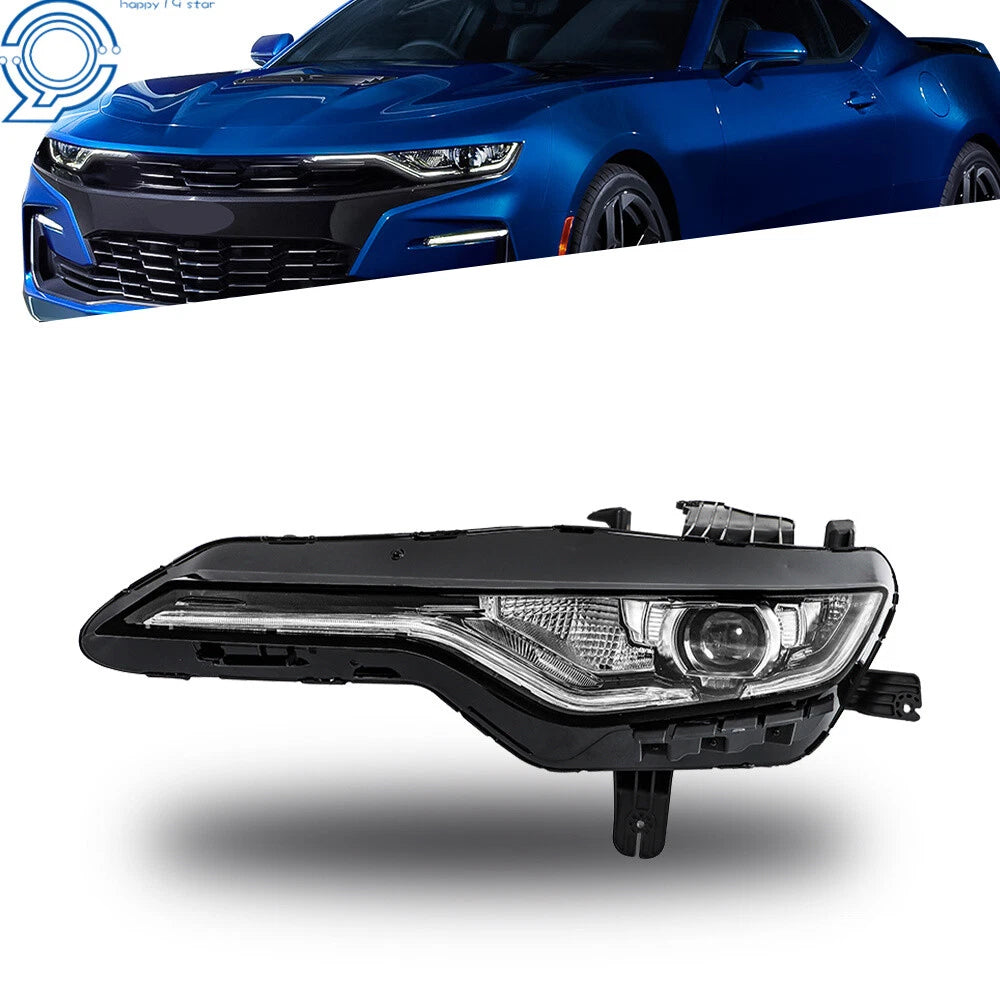 LED Headlight for Chevy Camaro (2019–2024) Black Driver Side