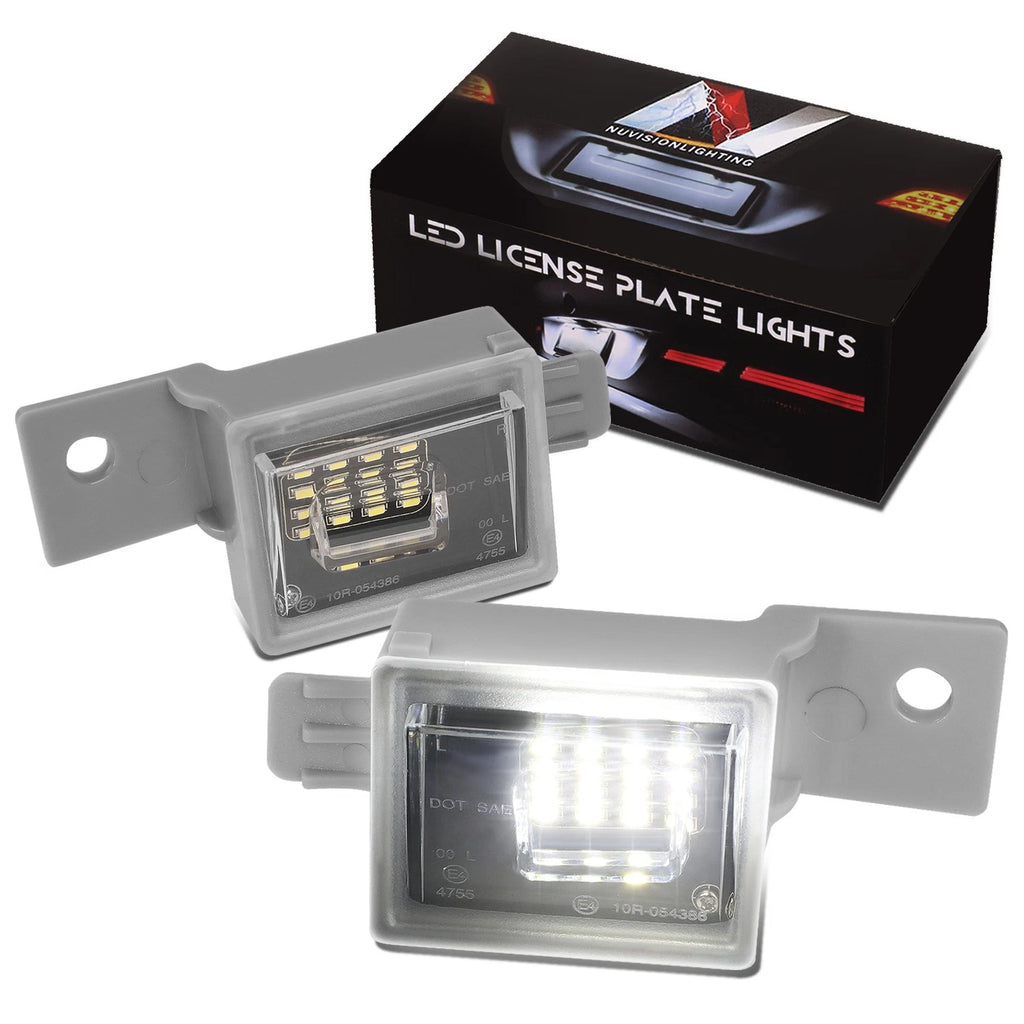 LED License Plate Lights for Chevrolet Silverado/Sierra 1500-3500HD (2014–2021)