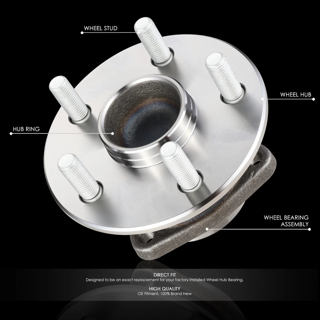 Set of 2 Rear Wheel Bearing & Hub Assembly for Toyota Vibe/Celica/Corolla/Matrix (2003–2008)