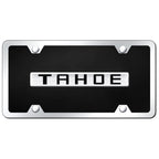 Chrome on Black Acrylic Plate Kit - Officially Licensed for Chevrolet Tahoe
