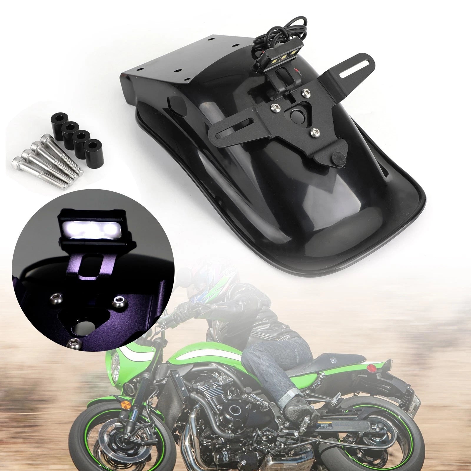ABS Rear Fender Mudguard for Kawasaki Z900 RS Z900RS Cafe (2018–2022)