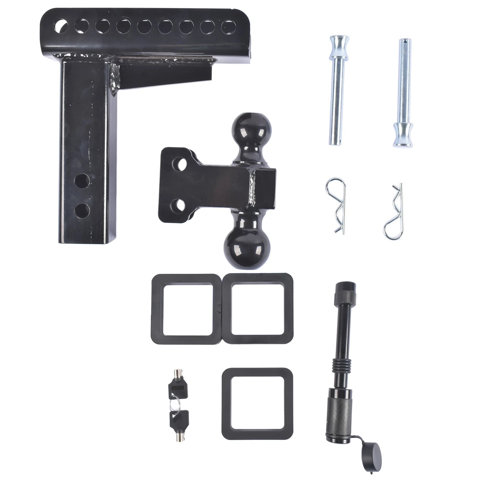 2" & 2-5/16" Adjustable Drop Trailer Hitch for (22,000 lbs)