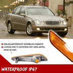 Amber Front Fender Side Marker Light Covers for Mercedes W211 E-Class