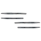 Set of 4 Fog Light Cover Trim for Mercedes Benz E Class W213 (2021+) Chrome
