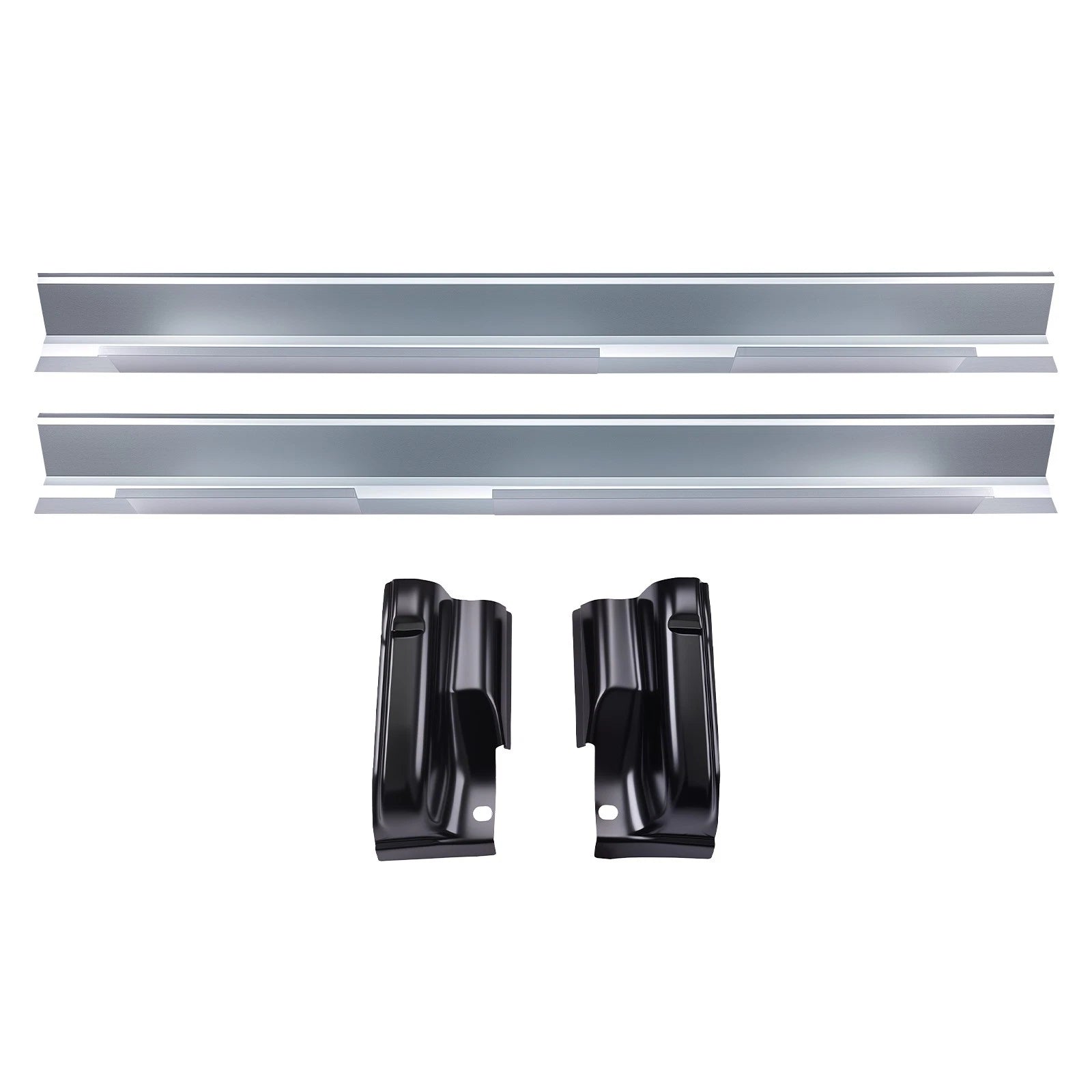 Set of 4 Outer Rocker Panels & Cab Corners for Ford F-150 (2009–2014)