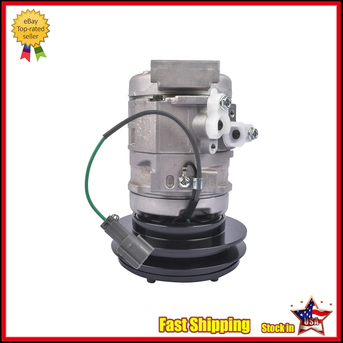 A/C Compressor for John Deere 450CLC 600CLC 650DLC 800C (4436025 SE502087)