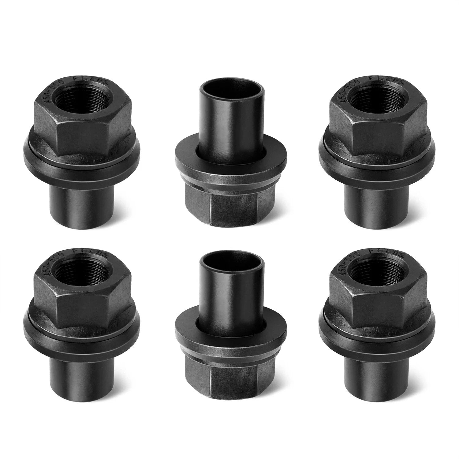 2X 28mm Sleeve Flanged M22x1.5 Wheel Nuts for Hub Pilot/Unimount