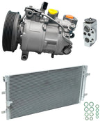 AC Compressor Kit With Condenser for Audi A7 Quattro 3.0L (2016–2018)