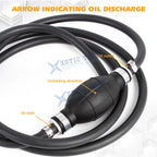 6Ft Black Liquid Transfer Siphon for Universal Make Model (2019-2024)