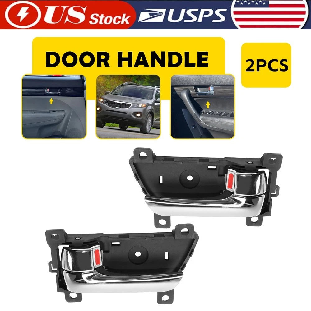 Interior Door Handle Set of 2 for Kia Sorento (2012–2015)