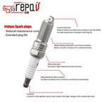 Ignition Coil + 6X Iridium Spark Plug for Jeep Wrangler (2001–2011)