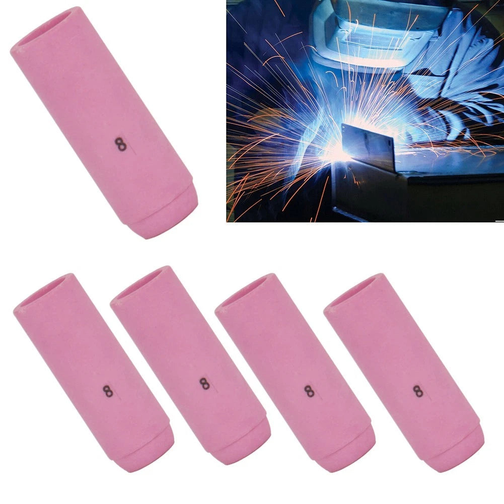 5PCS Alumina Shield Cups Nozzles for TIG WP 17 18 26 (No. 10N46)