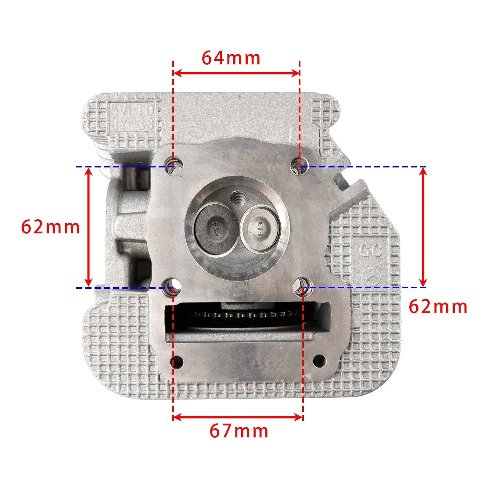 Engine Head Cylinder without EGR for Yamaha TT-R125 (2000–2022)