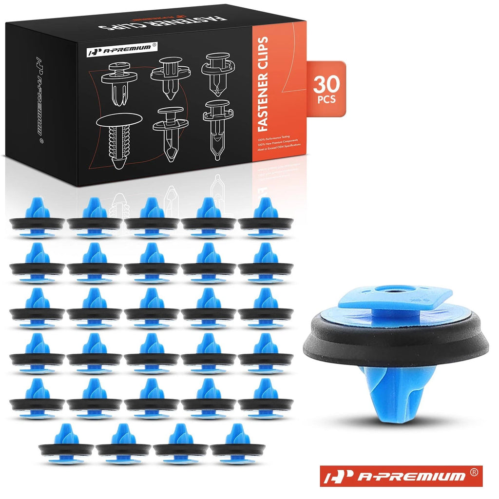 30Pcs 11mm Nylon Fender Wheel Moulding Clips for Jeep Renegade (2015–2023)