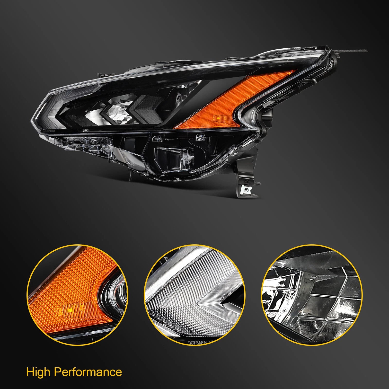 Left Driver Side LED Headlight for Nissan Altima (2023–2024)