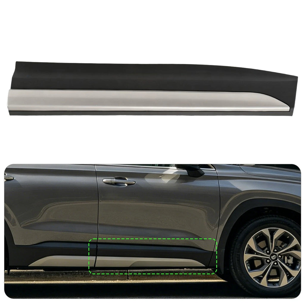Right Passenger Side Front Door Molding for Hyundai Santa Fe (2019–2023) 87722S2200